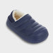 FOAMWALK Boy's and Toddler Boy's Comfortable Eva Puffy Fur Lined Clog with Sherpa Lining, Fall Indoor and Outdoor Clogs Boys/Toddler