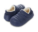 FOAMWALK Boy's and Toddler Boy's Comfortable Eva Puffy Fur Lined Clog with Sherpa Lining, Fall Indoor and Outdoor Clogs Boys/Toddler