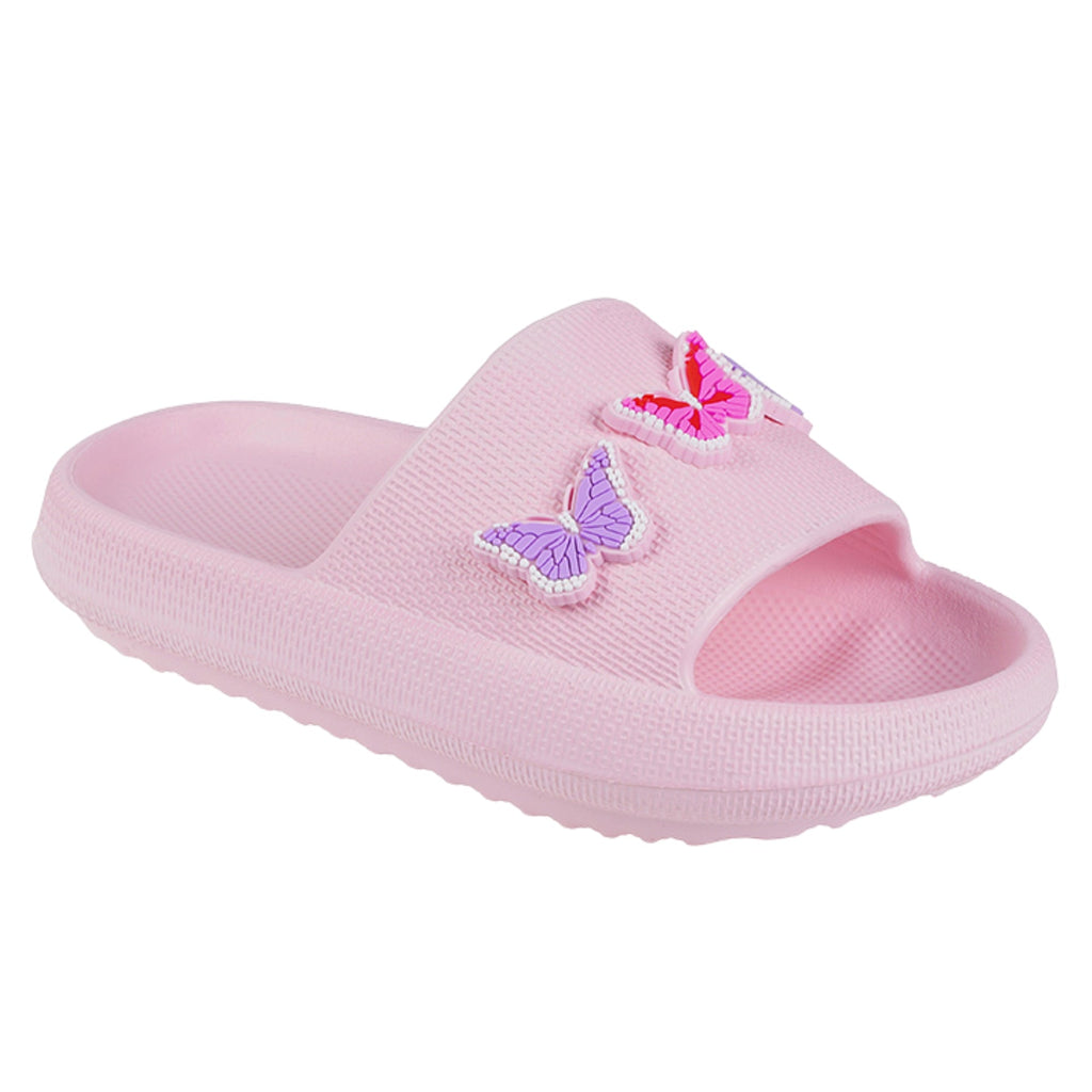 Foamwalk Girls' Sandals – Kids Platform Slippers, Comfy Slipper Slide Sandals for Girls (Little Kid/Big Kid)