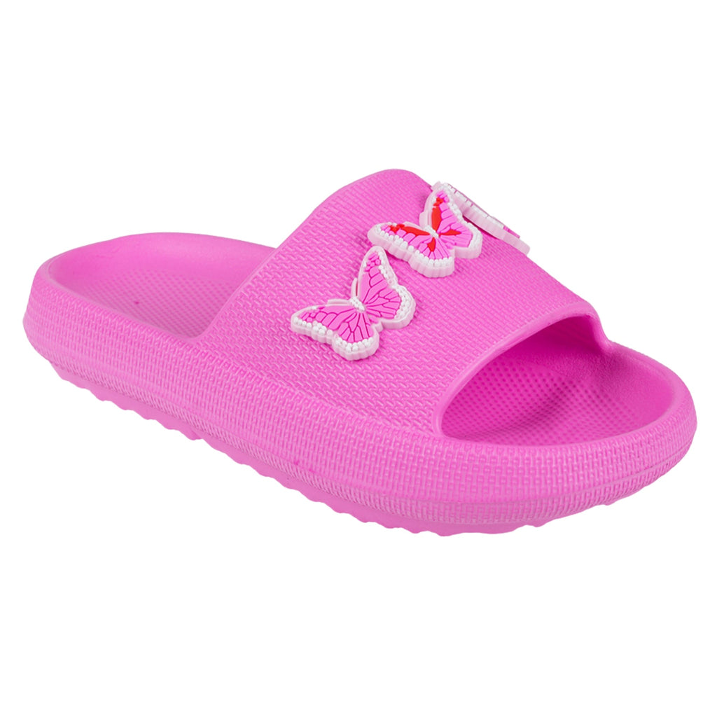 Foamwalk Girls' Sandals – Kids Platform Slippers, Comfy Slipper Slide Sandals for Girls (Little Kid/Big Kid)
