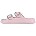 Foamwalk Womens' Sandals - Comfortable Double Buckle Beach Slides, Everyday Women's Slide Sandals