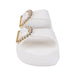 Foamwalk Womens' Sandals - Comfortable Double Buckle Beach Slides, Everyday Women's Slide Sandals