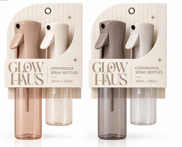 Glow Haus Continuous Spray Bottles 2 Pack