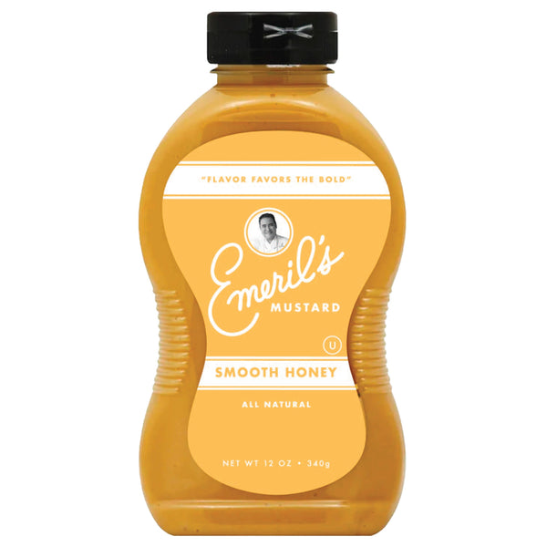 Emeril Lagasse Gourmet Mustard - Dijon, Jalapeño, Smooth Honey, Deli Style, Kicked Up Horseradish - 12 oz Premium All Natural Mustard Sauce