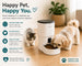 iHome Smart Automatic Pet Feeder with WiFi, App Control, 4L Capacity