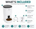 iHome Smart Automatic Pet Feeder with WiFi, App Control, 4L Capacity
