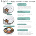iHome Smart 6-Meal Automatic Wet and Dry Food Pet Feeder WiFi