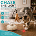 iHome Automatic Laser & Feather Cat Toy with Interactive Swing Pole, USB-C Rechargeable