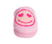 Kensie Slippers for Kids Smiley Face Slippers for Girls - Fuzzy Cute Slippers with Rhinestones for Little Kid/Big Kid