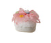 kensie girl Girl's Faux Fur Slippers with Floral Bow Detail