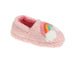 Kensie Toddler Girl's Warm Sherpa Little Girls Fuzzy Slippers, Cute Stuff for Kids with Cute Patch - Toddler Shoes for Girls