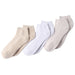 Lands' End Women’s Socks - 3-Pack Soft Viscose Half Cushion Quarter Socks
