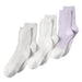 Lands' End Women’s Socks - 3-Pack Summerweight Slub Midi Socks