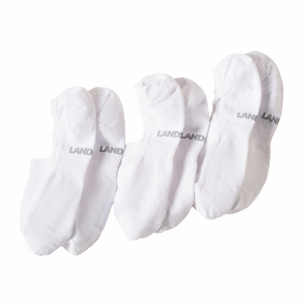 Lands' End Men’s Socks - 3-Pack Cotton Midcut Liners