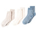 Lands' End Womens Full Terry Midi Crew Socks 3 Pack