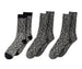 Lands End Men's Cotton Blend Slub Boot Socks 3-Pack
