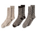Lands End Men's Cotton Blend Slub Boot Socks 3-Pack