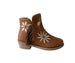 PIXIE BLOOM Toddler Girls Fringe Boot with Rhinestones and Embroidery