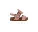 PIXIE BLOOM Toddler Girl's Sandals – Cute Footbed Sandals and Flat Summer Shoes with Puffy Bow