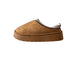 PIXIE BLOOM Women's Microsuede Platform Slipper with Embroidered Collar