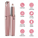 Purify Eyebrow Pencil Hair Remover and Trimmer for Women – Electric Facial Razor and Finishing Touch Shaver for Brows