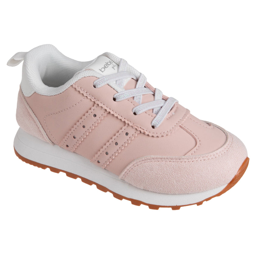 bebe Girls' Shoes - Jogger Sneakers for Toddler Comfortable and Breathable Shoes for Toddler