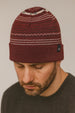 Merino Wool Modern Fair Isle Knit Beanie