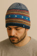 The Merino Wool Slouchy Modern Fair Isle Beanie