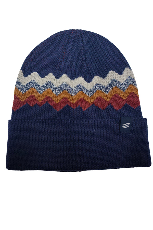 The Merino Wool Mountain Scape Knit Beanie