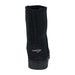 bebe Girl's Winter Boots Fur Boot Cuffs Sherpa Lined Shearling Microsuede Boots, Black