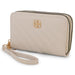 Daisy Fuentes Women's Diagonally Quilted Compact Wallet, Large Capacity with Double Zipper Closure