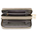 Daisy Fuentes Women's Diagonally Quilted Compact Wallet, Large Capacity with Double Zipper Closure
