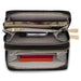 Daisy Fuentes Women's Diagonally Quilted Compact Wallet, Large Capacity with Double Zipper Closure