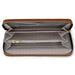 Daisy Fuentes Women's Single Zip Long Wallet - Debossed Monogram, Signature Logo, and Zip Around Closure