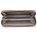 Daisy Fuentes Women's Single Zip Long Wallet - Debossed Monogram, Signature Logo, and Zip Around Closure