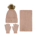 Daisy Fuentes Women's Fall-Ready 3-Pieces Chunky Knit Beanie, Glove & Infinity Scarf Set