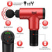 EVERLAST Beast Deep Muscle 6 Speed 4 Head Massage Gun Rugged