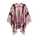 Tahari New York Women's Oversized Plaid Woven Ruana - Chic, Comfy and Trendy Winter Wardrobe