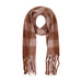 Tahari Women's Classic Buffalo Plaid Cozy Scarf and Knit Beanie Set