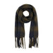 Tahari Women's Classic Buffalo Plaid Cozy Scarf and Knit Beanie Set