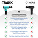 TRAKK Beast Deep Muscle 6 Speed 4 Head Massage Gun Rugged