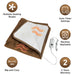 TRAKK Heated Electric Blanket Throw- Multiple Heat Levels, Timer, Machine Washable 50x60
