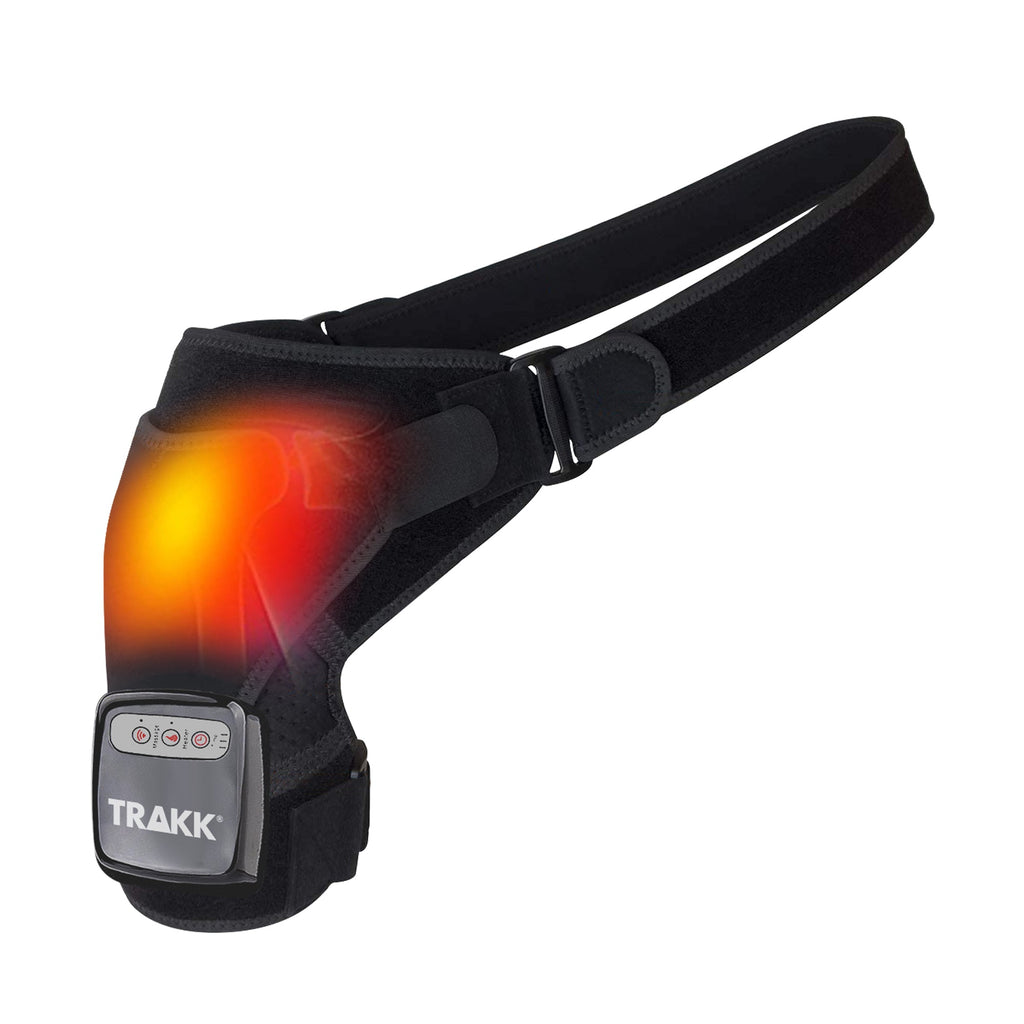 TRAKK Massaging Heating Shoulder Brace & Wrap- Multiple Settings and Intensities