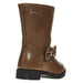 bebe Toddler Girls Riding Boots Side Bow Slip-On Low-Heel Fashion PU Shoes
