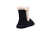 Gold Toe Womens 7 Inch� Short Mid Calf Microsuede Winter Boots with Faux Fur Trim