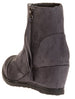 Sara Z Ladies Microsuede Wedge Boot (Grey), Size 10