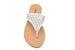 Chatties Ladies Fashion Sandals Pu Slip On Summer Flats with Cut Out Detail