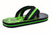 Revo Boys' Flip Flop Little Kid Striped Thong Sandal with Printed Footbed