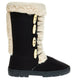 Sara Z Ladies Microsuede 10" Winter Boots with Sherpa Trim (Cognac), Size 5-6