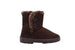 Chatz Womens 6 Inch� Short Mid High Microsuede Winter Boots with Faux Fur Trim